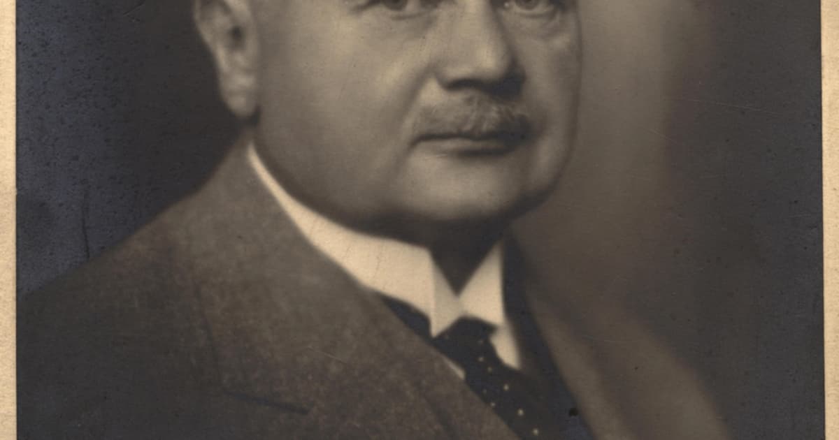 Przemysłowiec, filozof, jeden z inicjatorów ruchu tramwajowego w Łodzi. 160. lat temu urodził się Alfred Biedermann