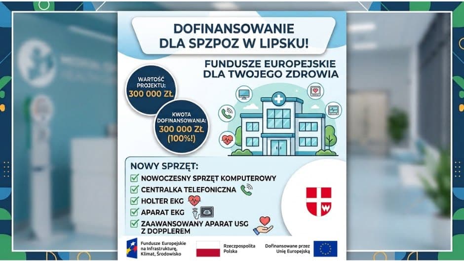 Przychodnia miejska w Lipsku będzie miała nowy sprzęt!