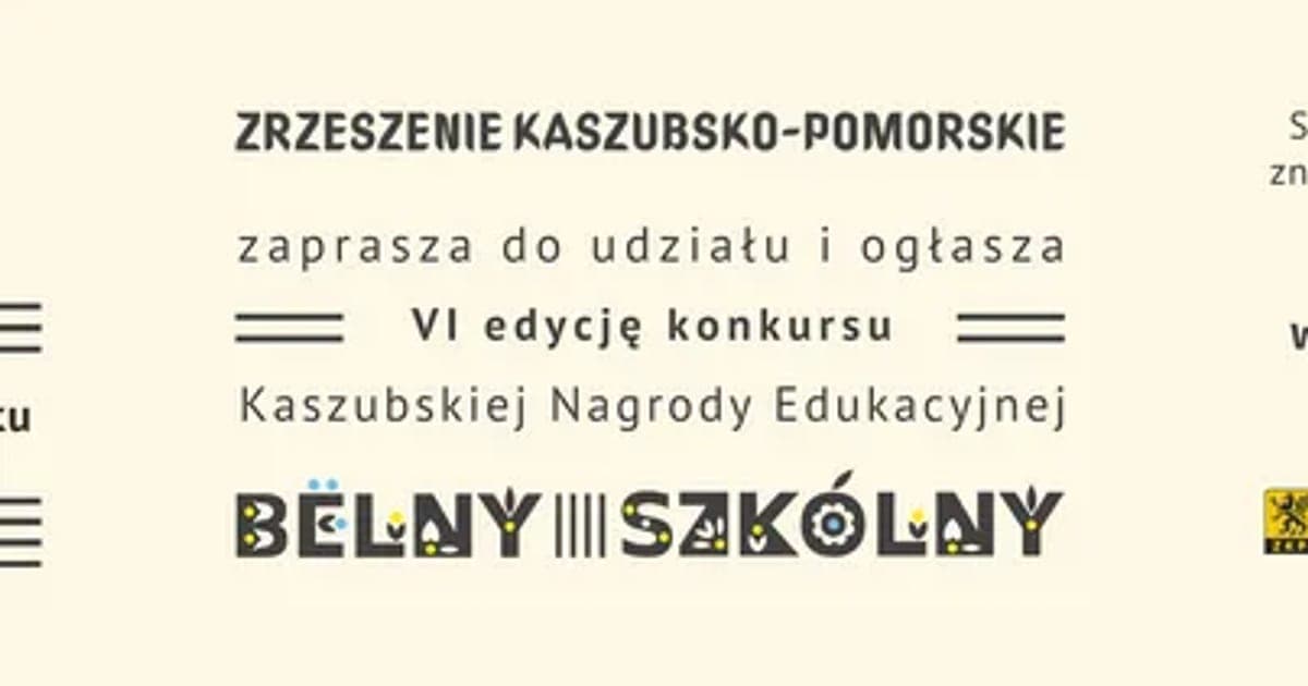 Puck może wskazać swoich nauczycieli kaszubskiego do nagrody „Bëlny Szkólny”