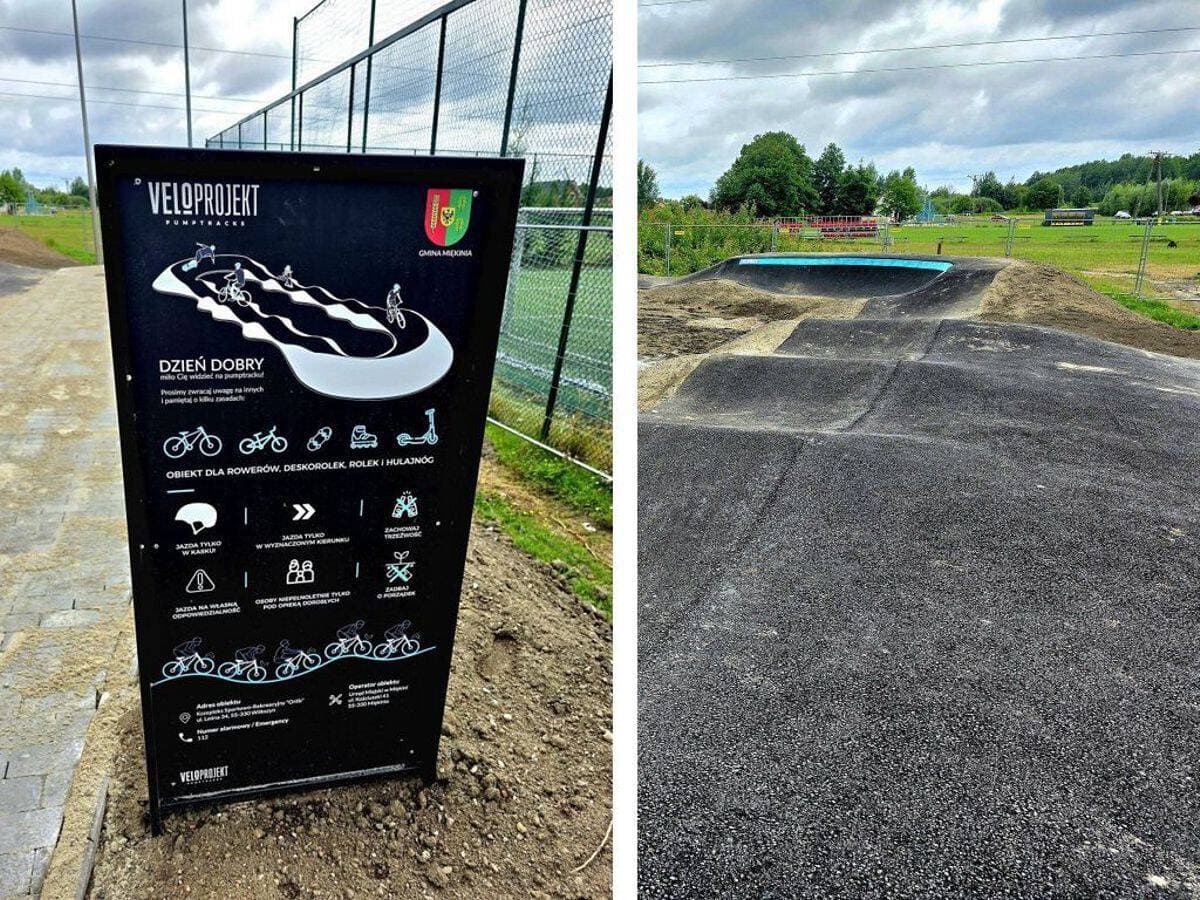 Pumptrack w Wilkszynie prawie gotowy!