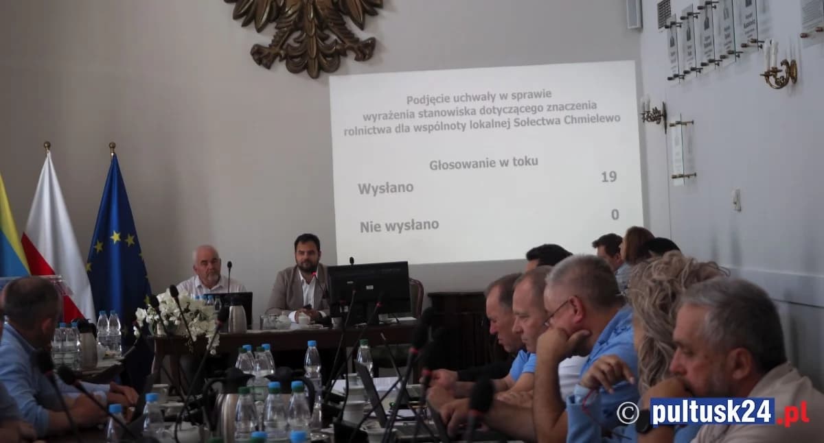Radni jednogłośnie za mieszkańcami Chmielewa