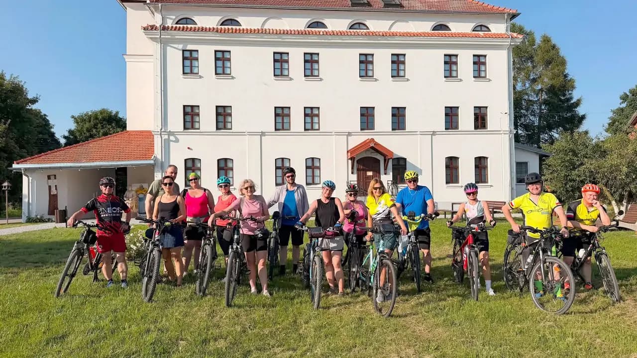 Rajd rowerowy Warmińsko-Mazurskiego Stowarzyszenia Samorządów Pogranicza