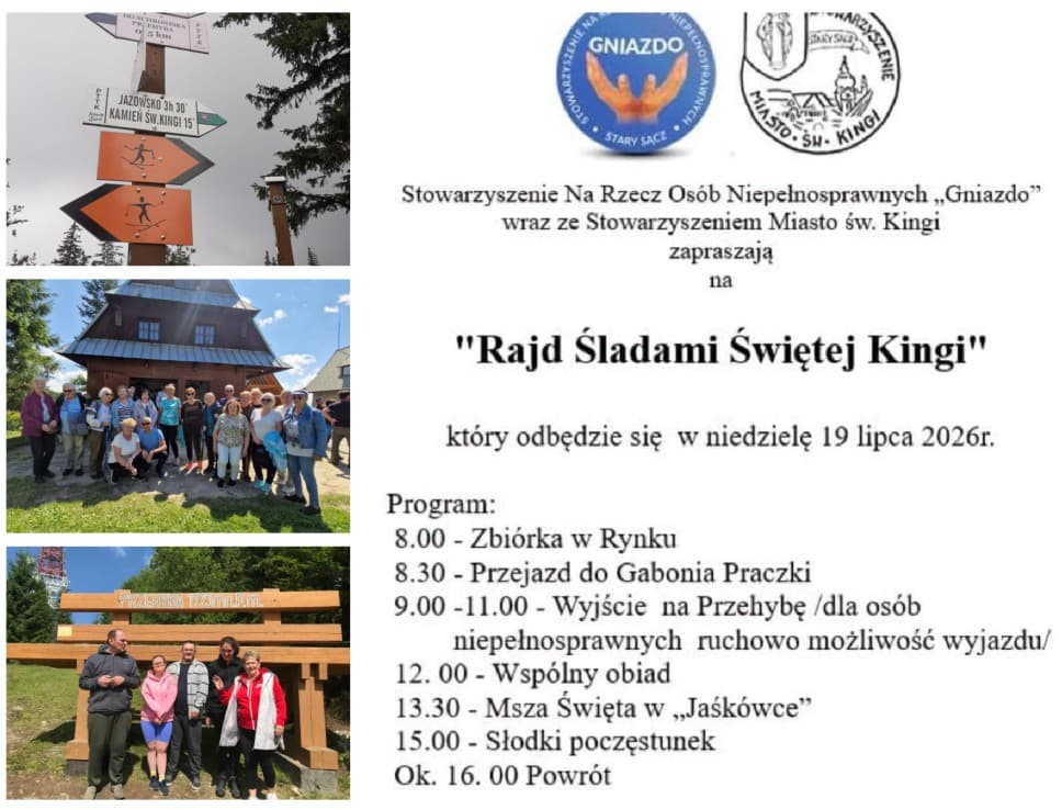 Rajd Śladami św. Kingi – zaproszenie na wyjątkową górską wędrówkę