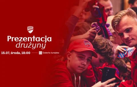 Raków Częstochowa: Prezentacja drużyny 15 lipca w Galerii Jurajskiej