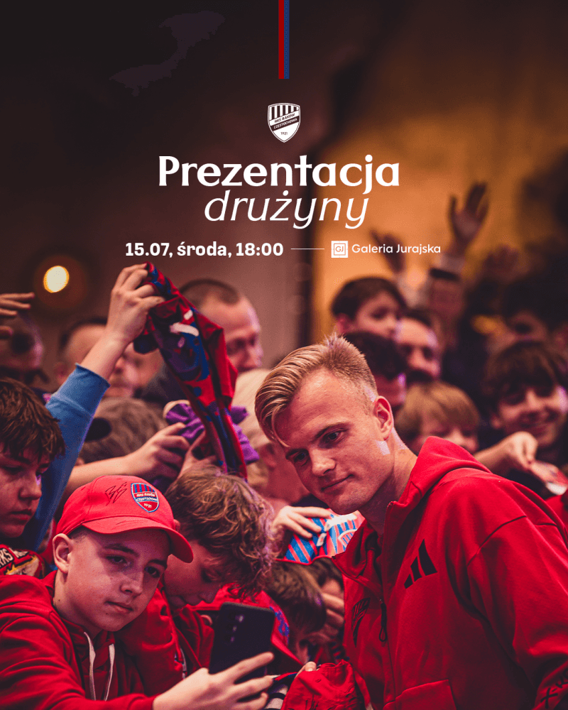 Raków Częstochowa zaprasza na prezentację drużyny