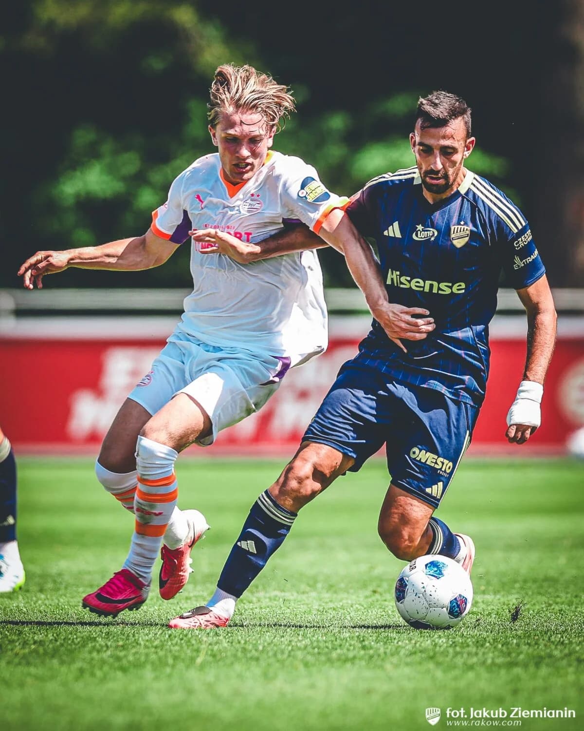 Raków grał z PSV Eindhoven. Molnar już strzela!
