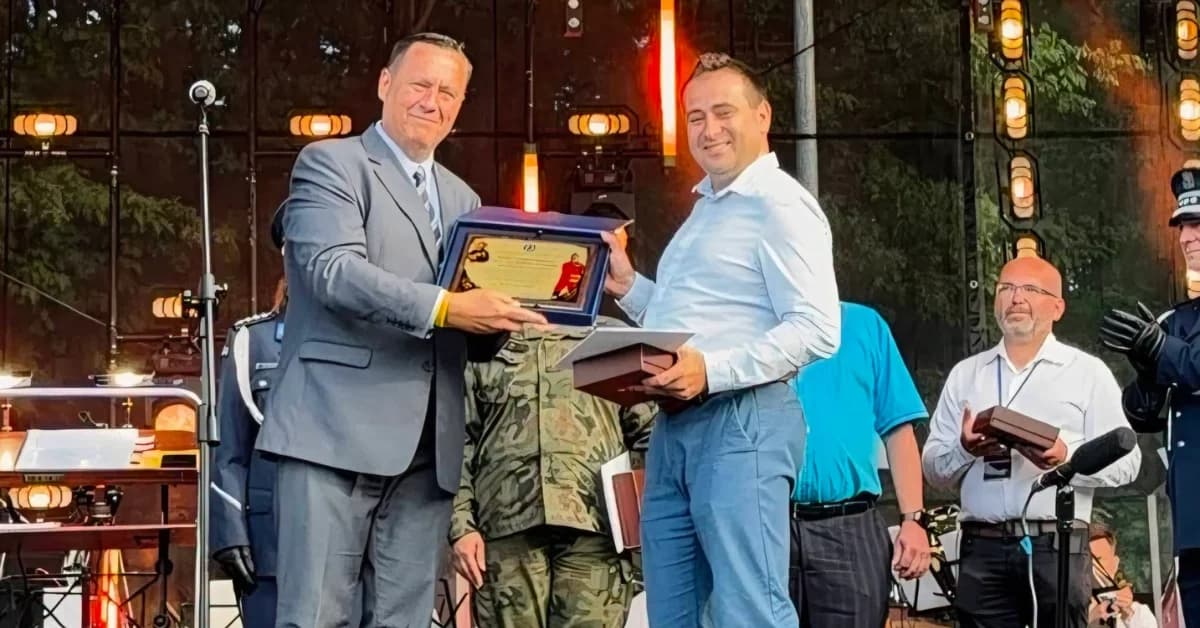 Ratownik z Mielca wyróżniony prestiżowym Medalem im. Rodziny Ulmów „Ratującym Życie”