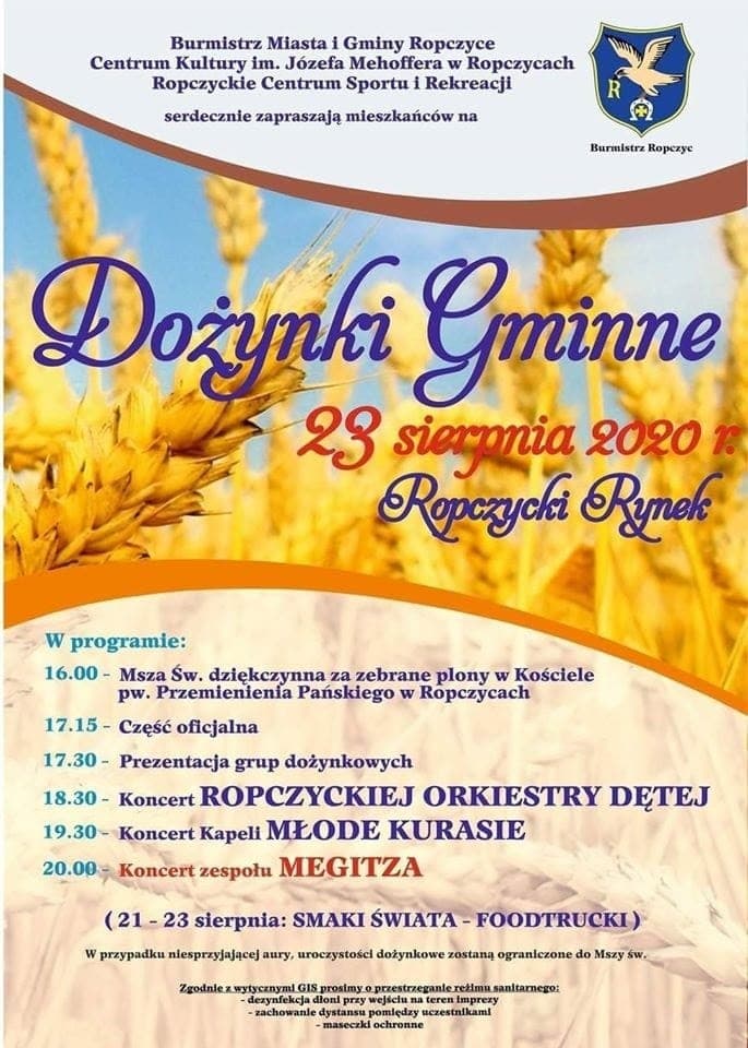 Read article: Niedługo Gminne Dożynki