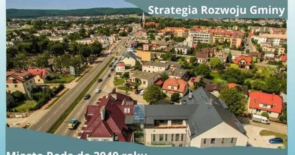 Reda układa plan do 2040 roku. Mieszkańcy mają głos w ankiecie