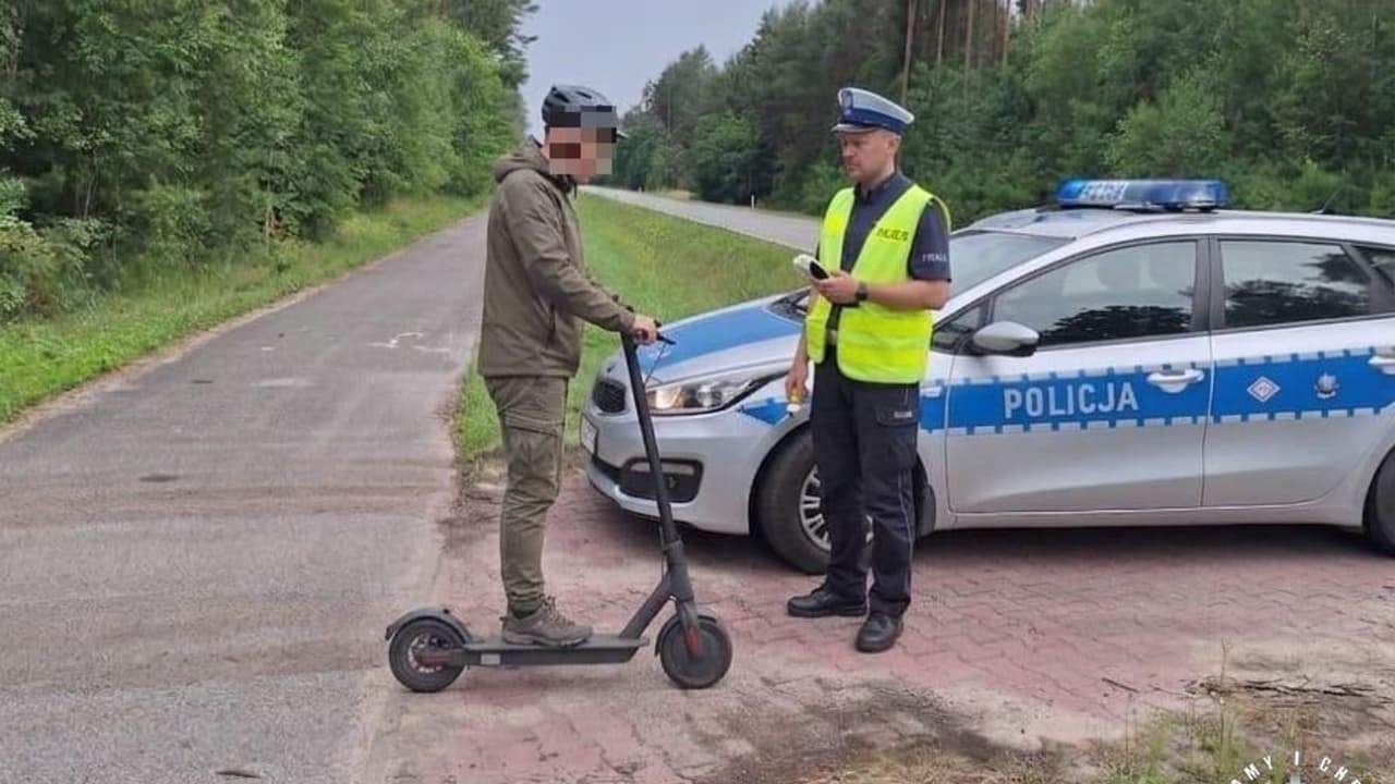 REGION Jak jeżdżą na hulajnogach? Sprawdzili to policjanci. Skontrolowali prawie 260 osób