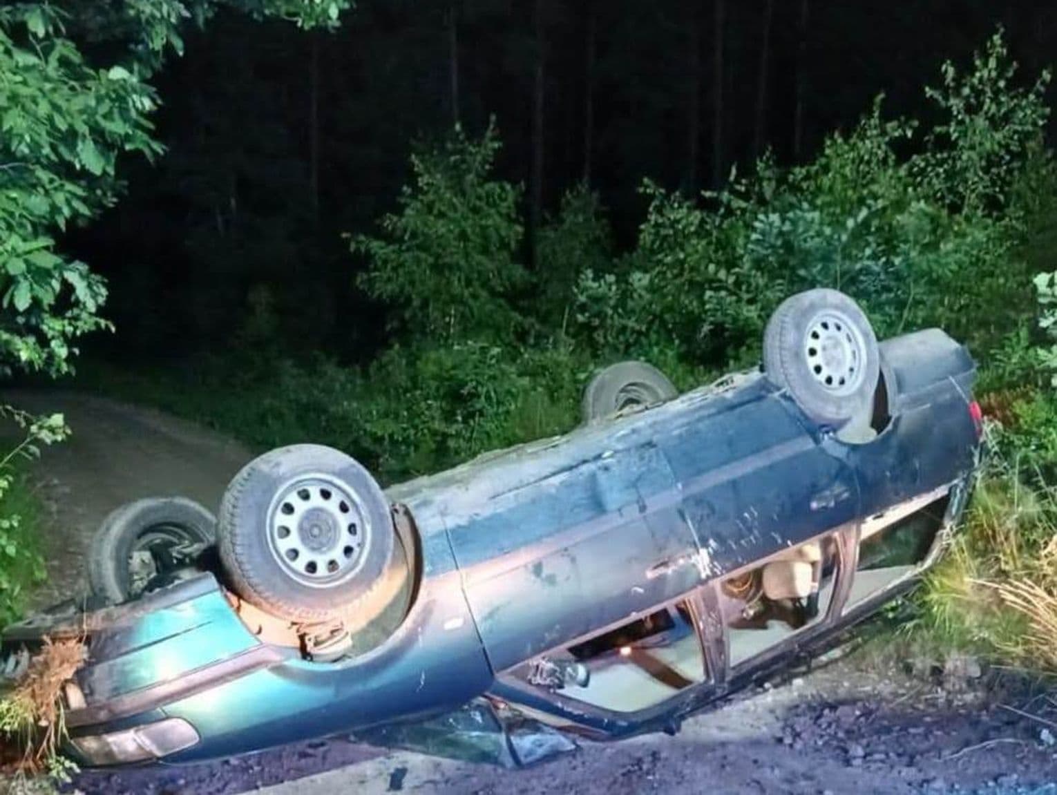 REGION: Jechali Volkswagenem w 9 osób! Za kierownicą pijany 17-latek. Pasażer zmarł w szpitalu