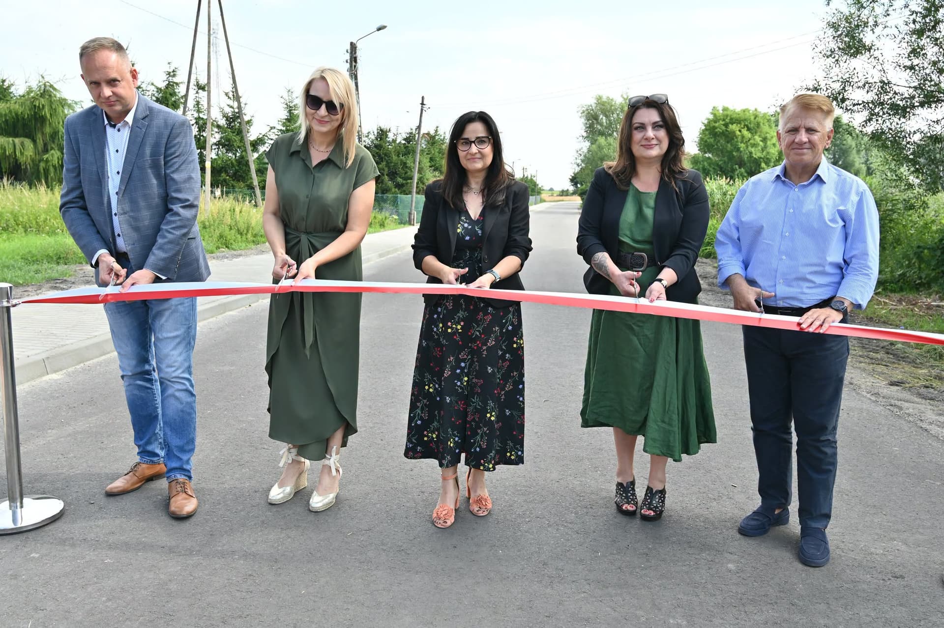 Remont ul. Jasnej w Golicach zakończony. Uroczyste otwarcie z udziałem władz (foto)
