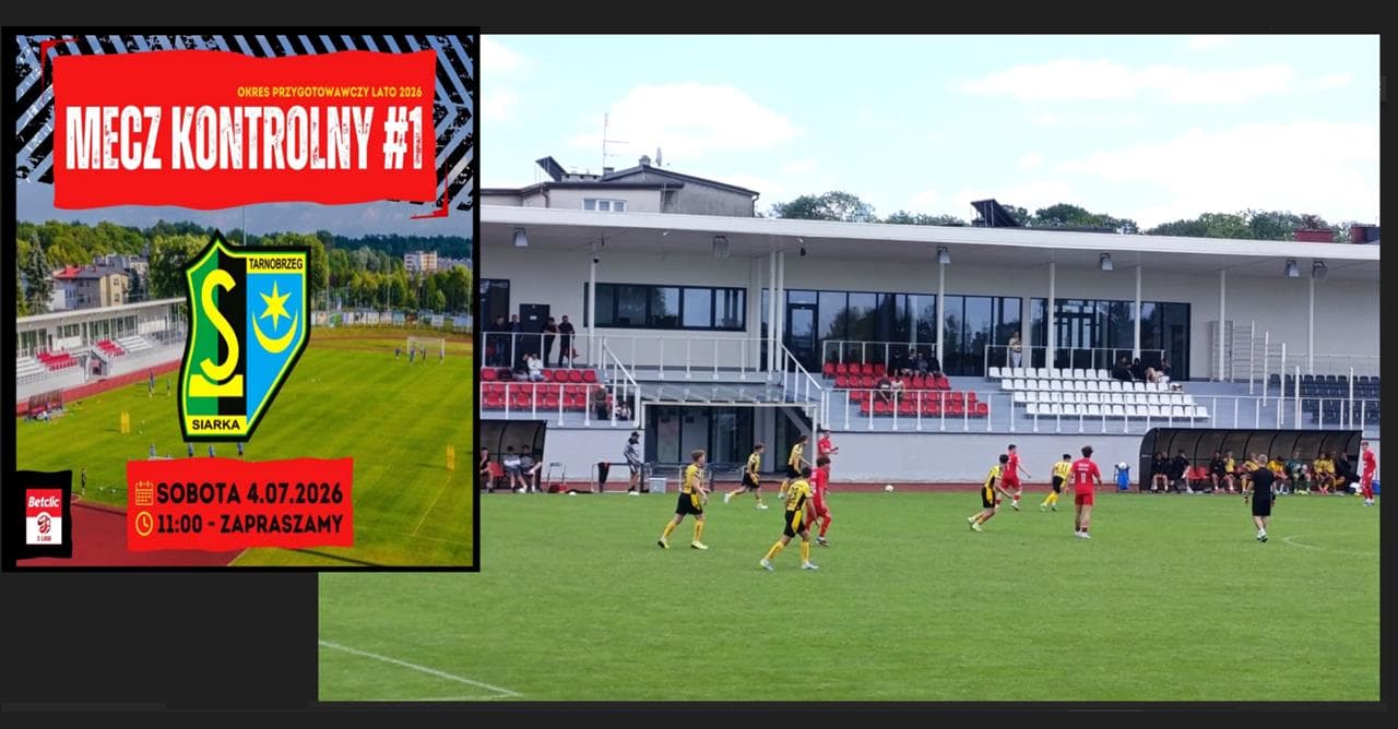 🟥⬜️⬛️ RK: Pierwszy sprawdzian buskiego beniaminka Betclic 3. Ligi. AKS 1947 Busko-Zdrój przegrywa z Siarką Tarnobrzeg 0:1