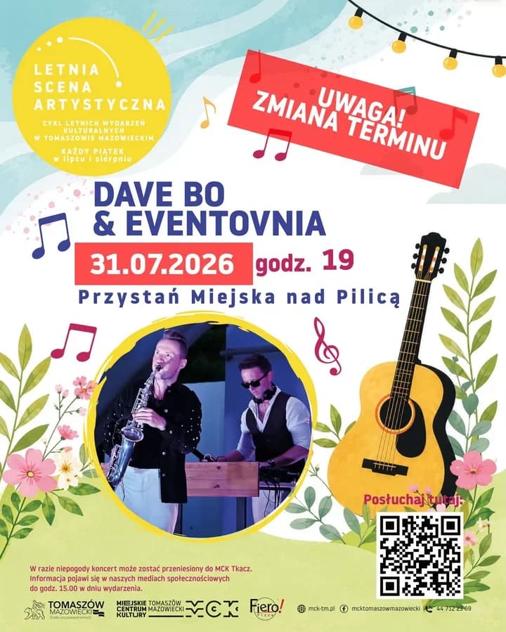 Rockowe trio FRANZ zagra nad Pilicą. Wstęp na koncert będzie wolny