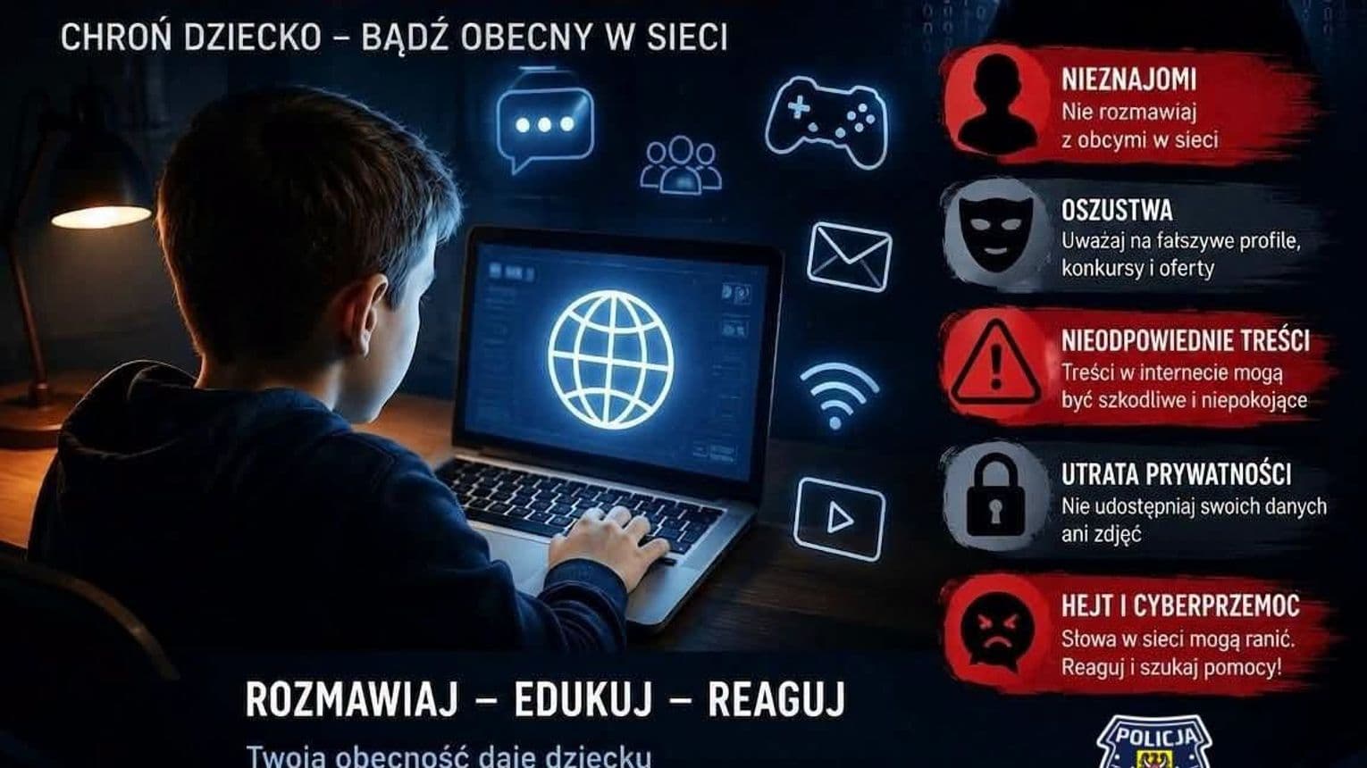 Rodzice odcięli mu internet. Nastolatek wyszedł z domu i zerwał kontakt z rodziną