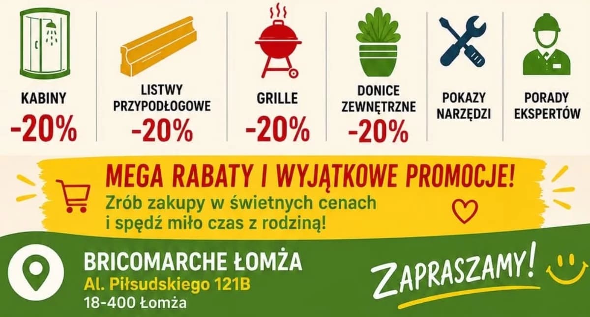Rodzinna impreza w BricoMarché Łomża! Raba…