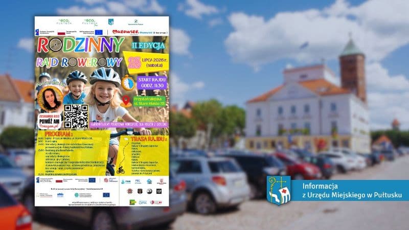 RODZINNY RAJD ROWEROWY – nowy termin wydarzenia