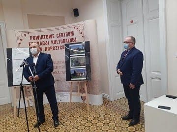 Ropczyce: Briefing Starosty Witolda Darłaka (28.02.br) i radnego dr Jacka Magdonia