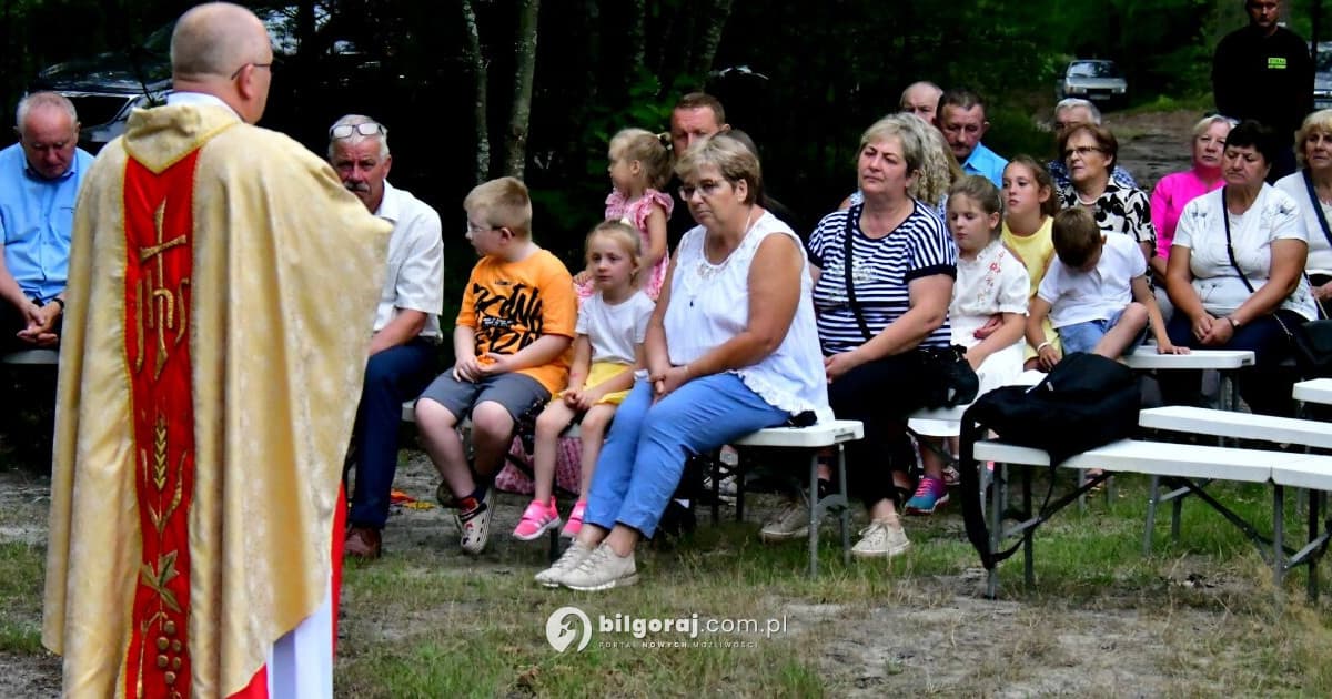 Rowerowa pielgrzymka z Dąbrowicy do osady Pszczelna (FOTO, VIDEO)
