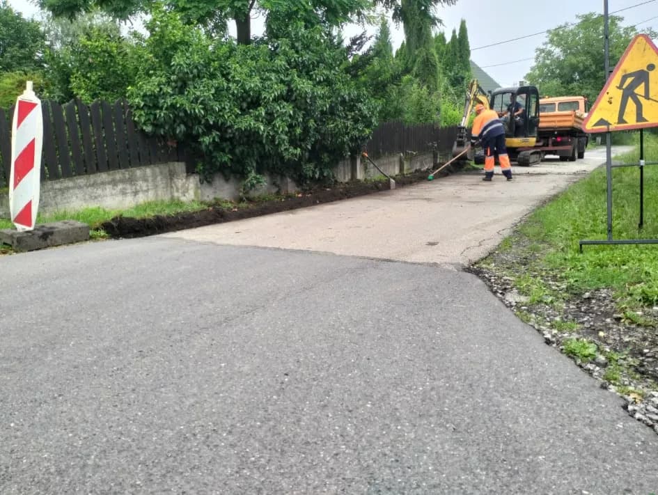 Rozpoczął się remont ul. Różanej w Goleszowie