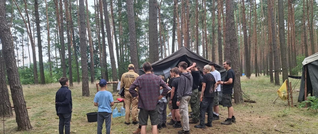 Rozpoznanie obozu harcerskiego