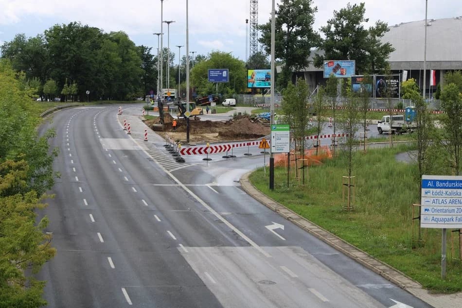 Rusza kolejny etap budowy KDP w Łodzi. Zmieni się ruch na al. Bandurskiego