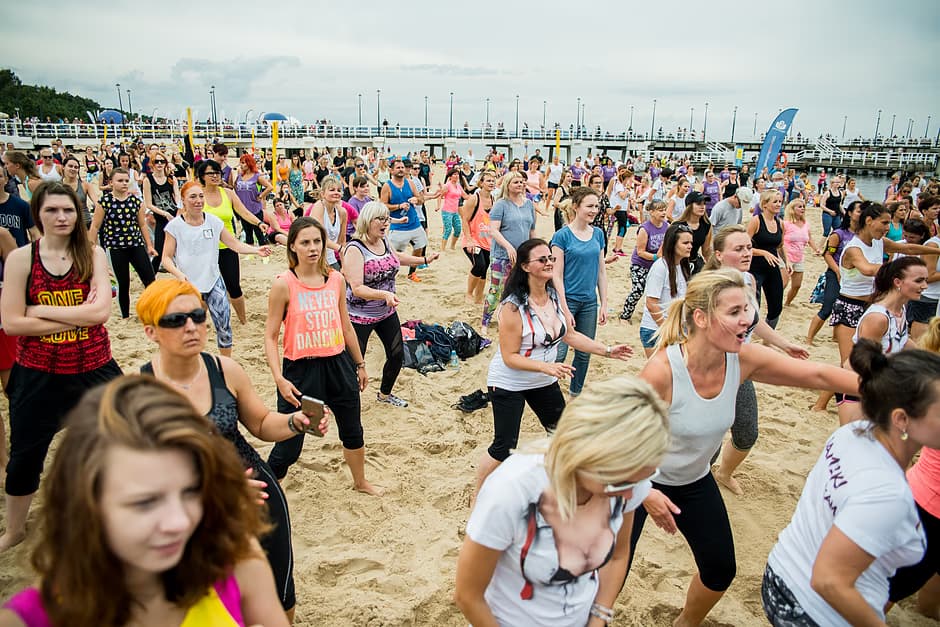„Rusza mnie Zumba”. Gdański maraton na plaży już w sobotę