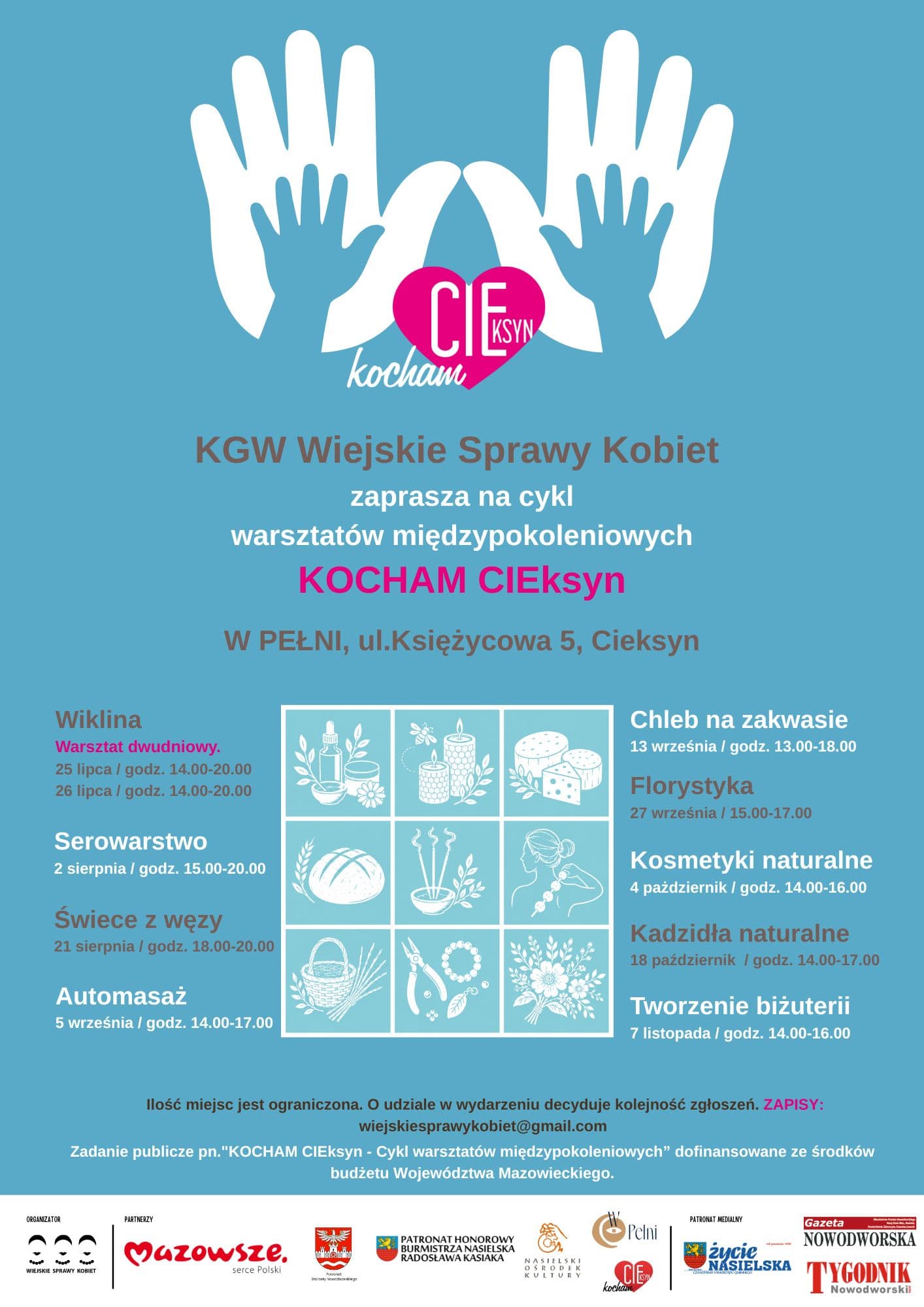 Rusza projekt „KOCHAM CIEksyn- Cykl warsztatów międzypokoleniowych”