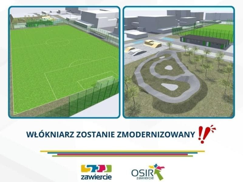 Ruszamy z modernizacją boiska „Włókniarz”!