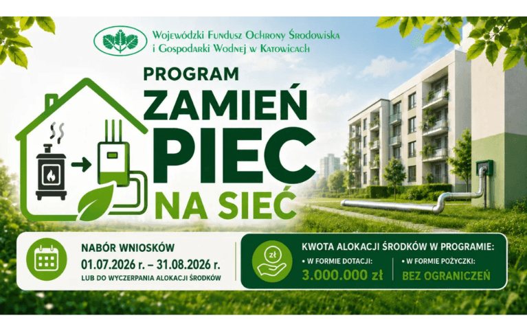 Ruszył nabór w programie „Zamień piec na sieć”!