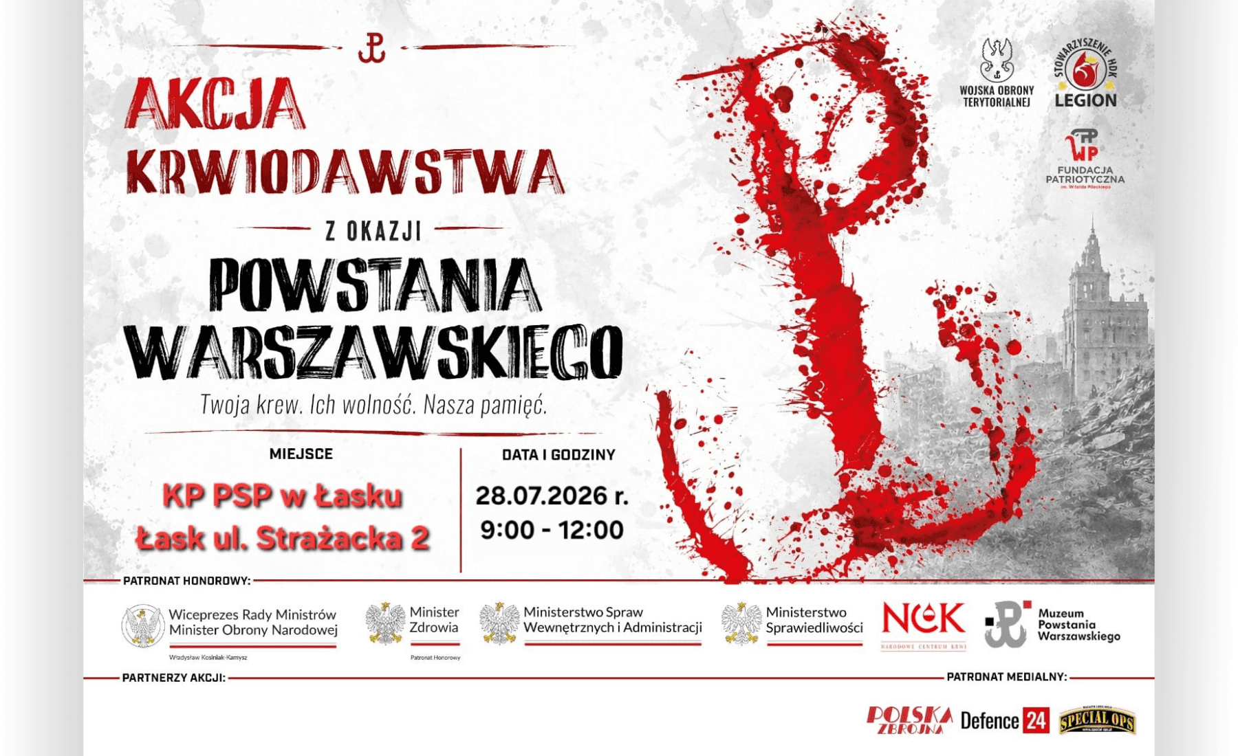 Sędziejowice. Akcja zbiórki krwi