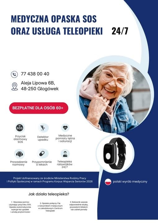 Seniorzy pod stałą opieką. Gmina Głogówek wdraża system teleopieki
