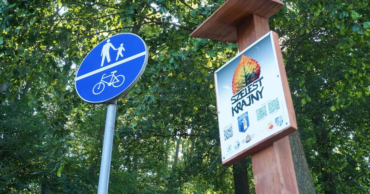 Sępólno Krajeńskie: Szelest Krajny - nowa ścieżka pieszo-rowerowa