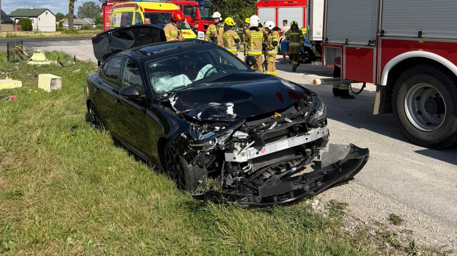 Seria interwencji PSP w Opocznie. Pożary, burze i zdarzenia drogowe w kilka dni