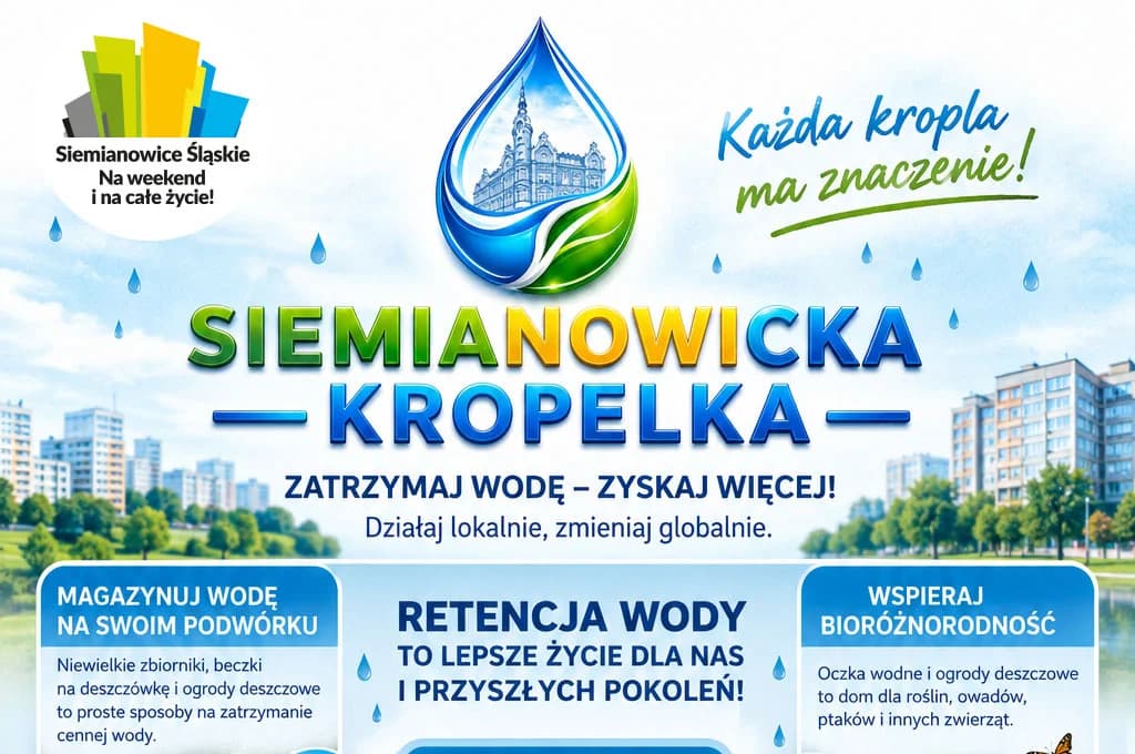 Siemianowice Śląskie: Program "Siemianowicka kropelka" - zwrot do 10 tys. zł na instalacje deszczowe