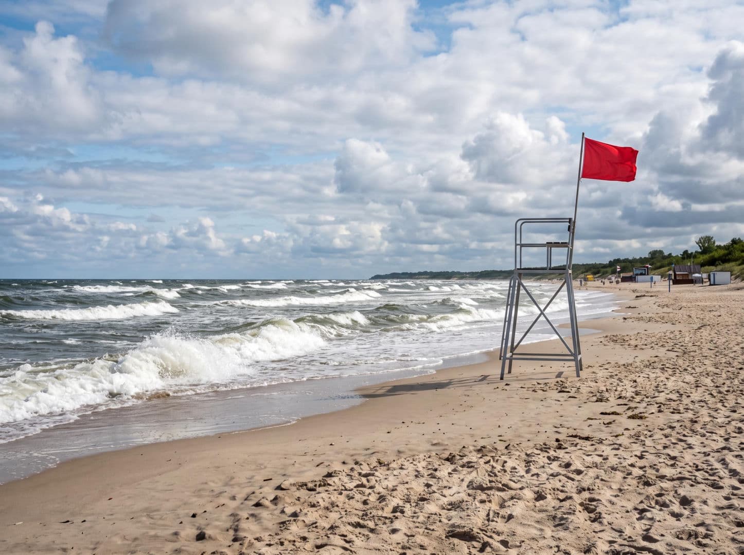 Sinice Chłopy 19.07. Czy w Chłopach można się dzisiaj kąpać? Flaga, warunki pogodowe