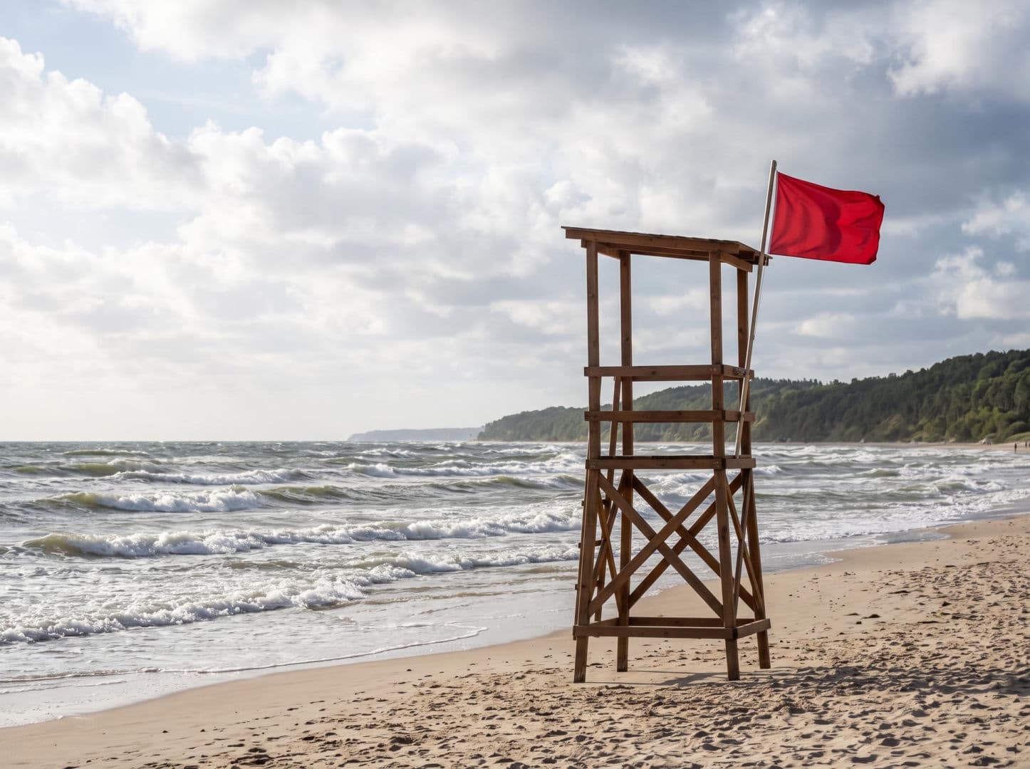 Sinice Chłopy. Czy w Chłopach można się kąpać 22.07? Flaga, warunki pogodowe