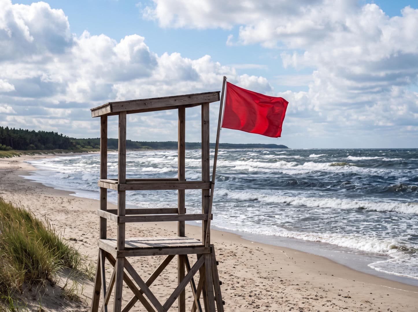 Sinice Łazy. Czy w Łazach można się kąpać 22.07? Flaga, warunki pogodowe