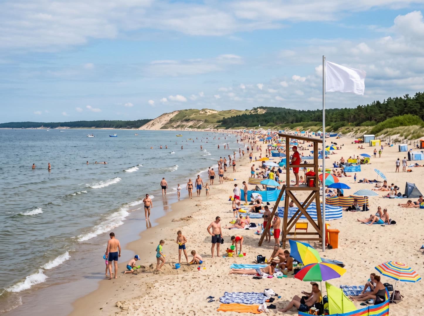 Sinice Łeba. Czy w Łebie można się kąpać 15.07? Flaga, warunki pogodowe
