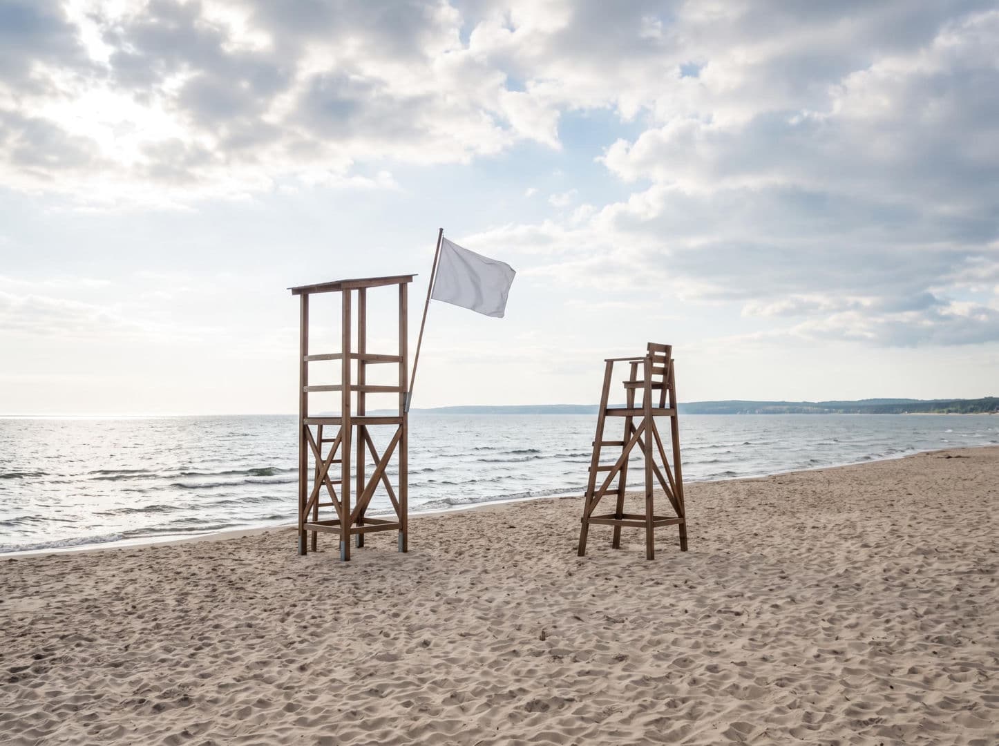 Sinice Mechelinki 18.07. Czy w Mechelinkach można się dzisiaj kąpać? Flaga, warunki pogodowe