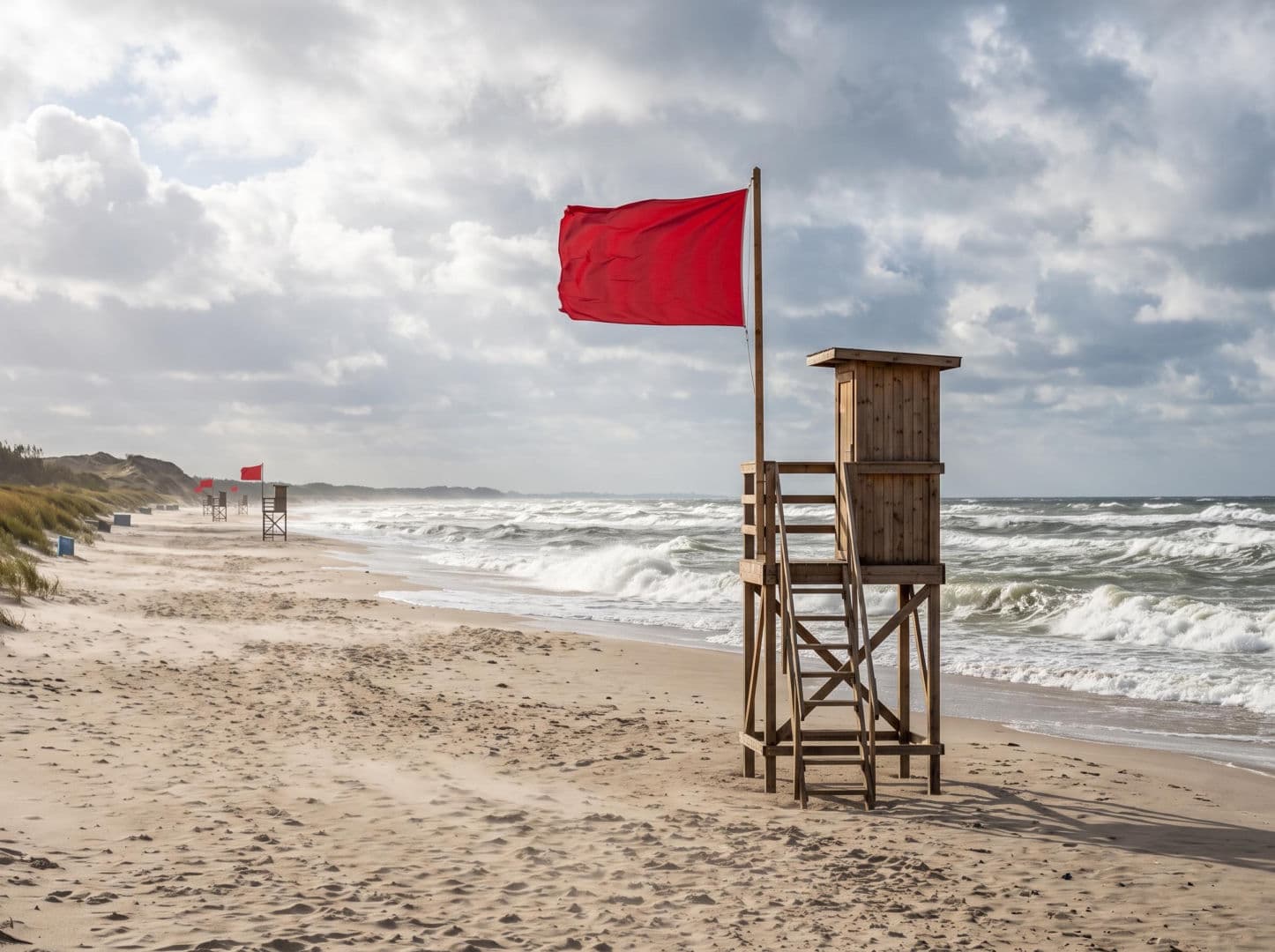 Sinice Mielno 20.07. Czy w Mielnie można się dzisiaj kąpać? Flaga, warunki pogodowe
