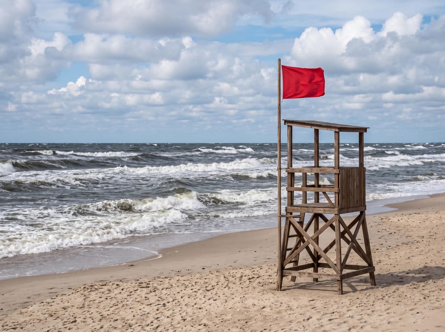 Sinice Sarbinowo. Czy w Sarbinowie można się kąpać 13.07? Flaga, warunki pogodowe