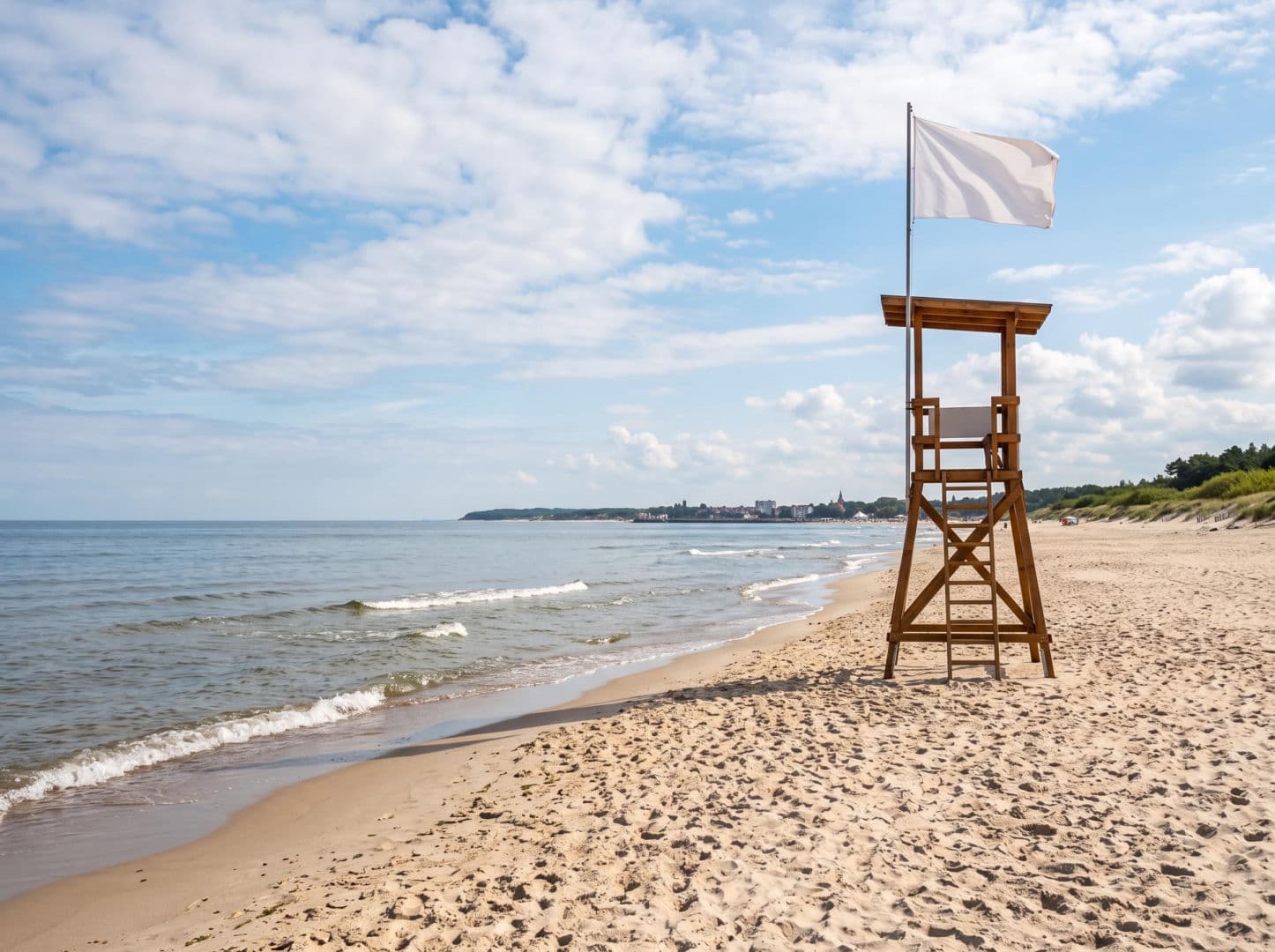 Sinice Ustka. Czy w Ustce można się kąpać 14.07? Flaga, warunki pogodowe