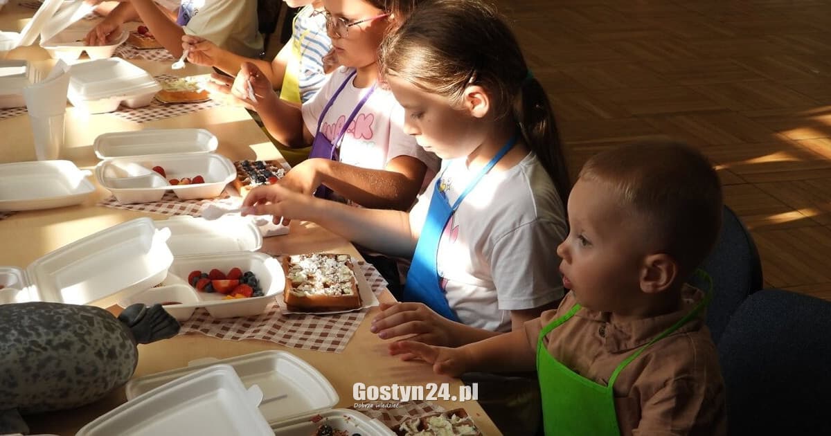 Słodkie chwile i wspólny czas.„Zabawa z goframi”..
