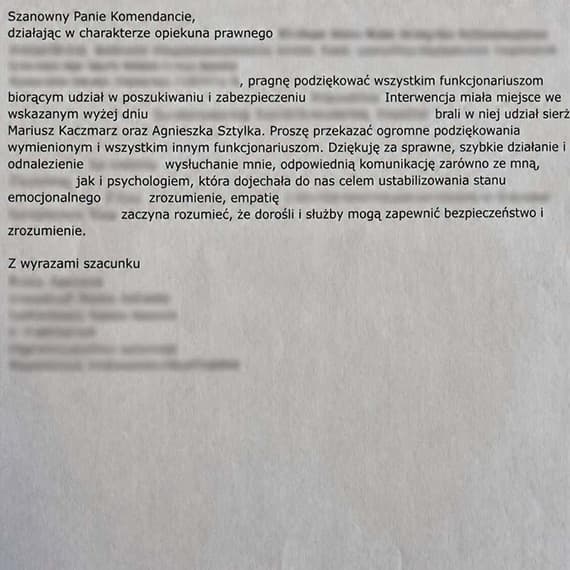 Słowa uznania dla świnoujskich funkcjonariuszy