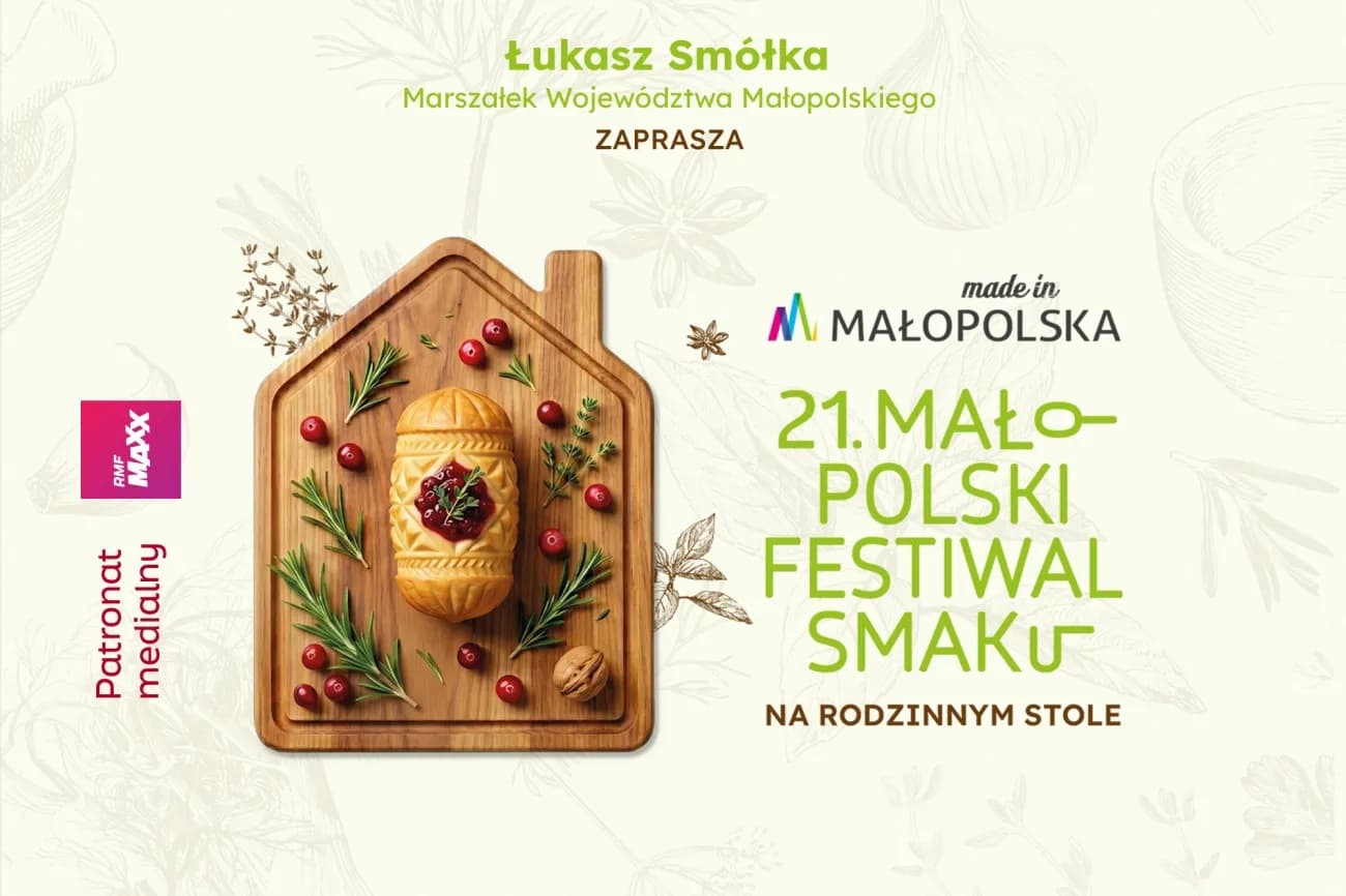 Smaki, tradycja i rodzinna atmosfera. Rusza 21. Małopolski Festiwal Smaku