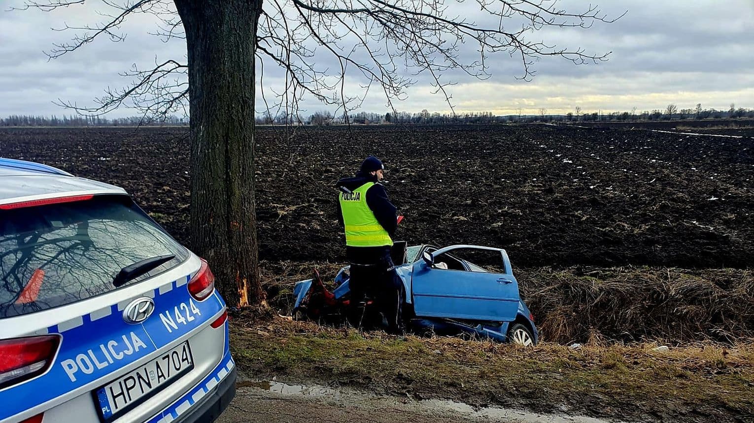 Śmierć na drogach w Krzywym Kole i Wielkim Klinczu