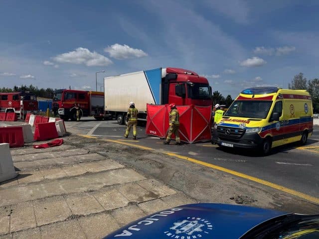 Śmiertelne potrącenie rowerzysty na obwodnicy Lubartowa. Policja szuka świadków i nagrań