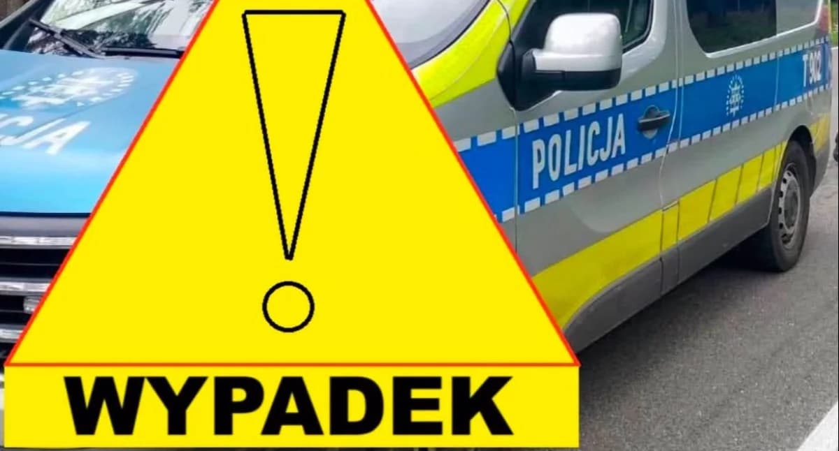 Śmiertelny wypadek motocyklisty. Droga wojewódzka 610 jest całkowicie