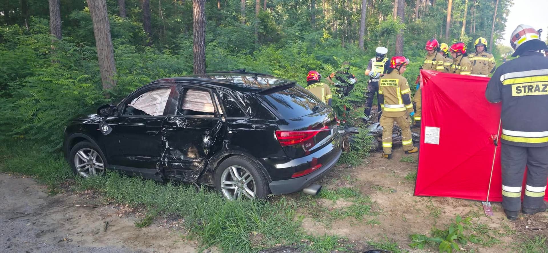 Śmiertelny wypadek w Bolewicku! Nie żyje motocyklista